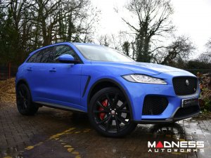 Jaguar F-PACE Performance Exhaust System - Cat Back - Quicksilver - 5.0L - Sound Architect Jaguar F-PACE Performance Exhaust System - Cat Back - Quicksilver - 5.0L - Sound Architect